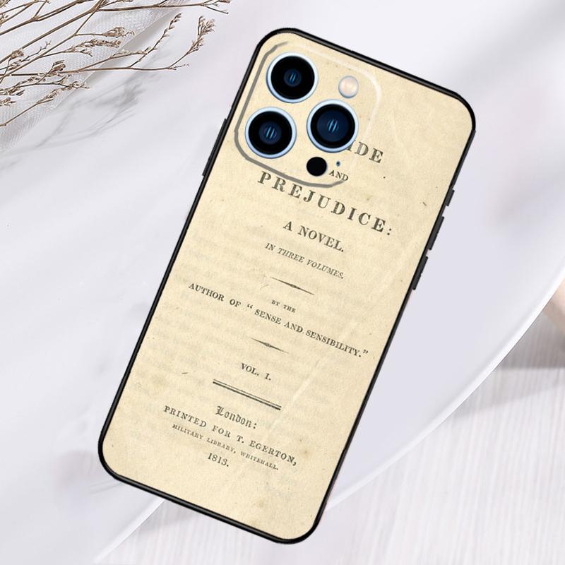 Pride And Prejudice Phone Case For iPhone 17 Pro Max 16 15 13 12 11 14 Pro Max Plus 13 12 Mini 16e 17 Air Cover
