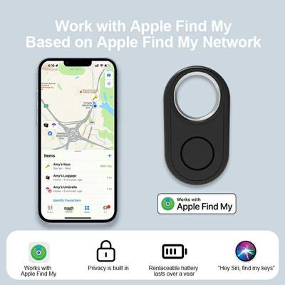 AirTag Anti-Verlust-Gerät: Apple Find My Haustier- & Kinder-Ortungsgerät (MFI)