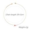 Xiaohong Love Pendant Necklace Titanium Steel Clavicle Chain Women'S Non-Fading Couple Gifts