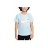 Nike Dri-Fit Comfortable Breathable Quick-Dry Short Sleeve T-Shirt Kids Tops Football-Grey II6478-085