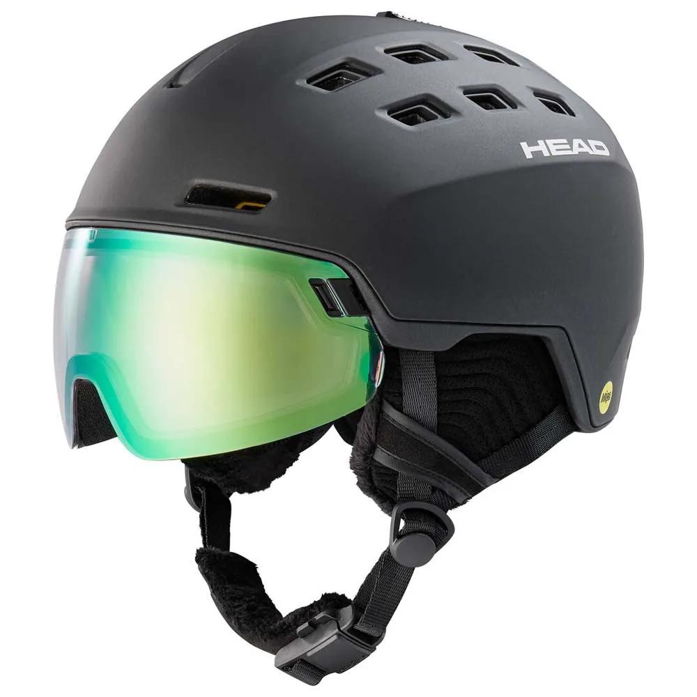 Head Helmet with Visor Radar 5K Photo MIPS