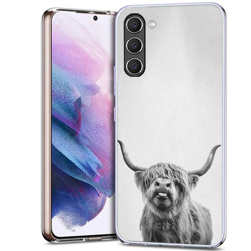 Cute Highland Cow Phone Case for Samsung A16 A26 A36 A56 A17 A37 A57 A07 A06 A02S A12 A22 A32 A52S A72 Galaxy A70 A50S A71 A51 A