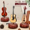Nordic Style Miniature Instrument Music Box Figurines - Violin Guitar Saxophone Creative Home Decor Gifts Craft