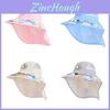 Childrens Cartoon Sun Hat With Wide Brim For Summer Outdoors Girls Boys