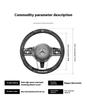 Mercedes Benz A B C E V R S Class Sprinter Vito CLA CLS ML GLA GLB GLC GLK GLS SLK Car Carbon Fiber Leather Steering Wheel Cover BC2
