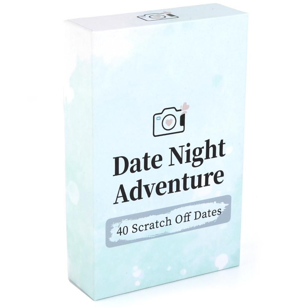 Card Date Decider Game With Scratch Off Challenges For Couples Relationship
