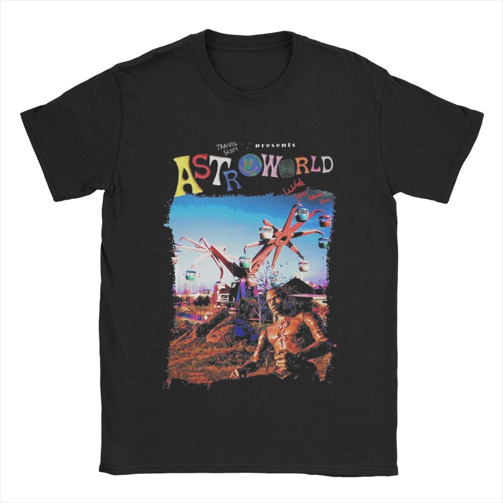 Men Women Rapper Travis Album Scotts Graphic Printed Tee Shirt Outfit Leisure 100% Cotton T Shirts Tee Clothing Unique