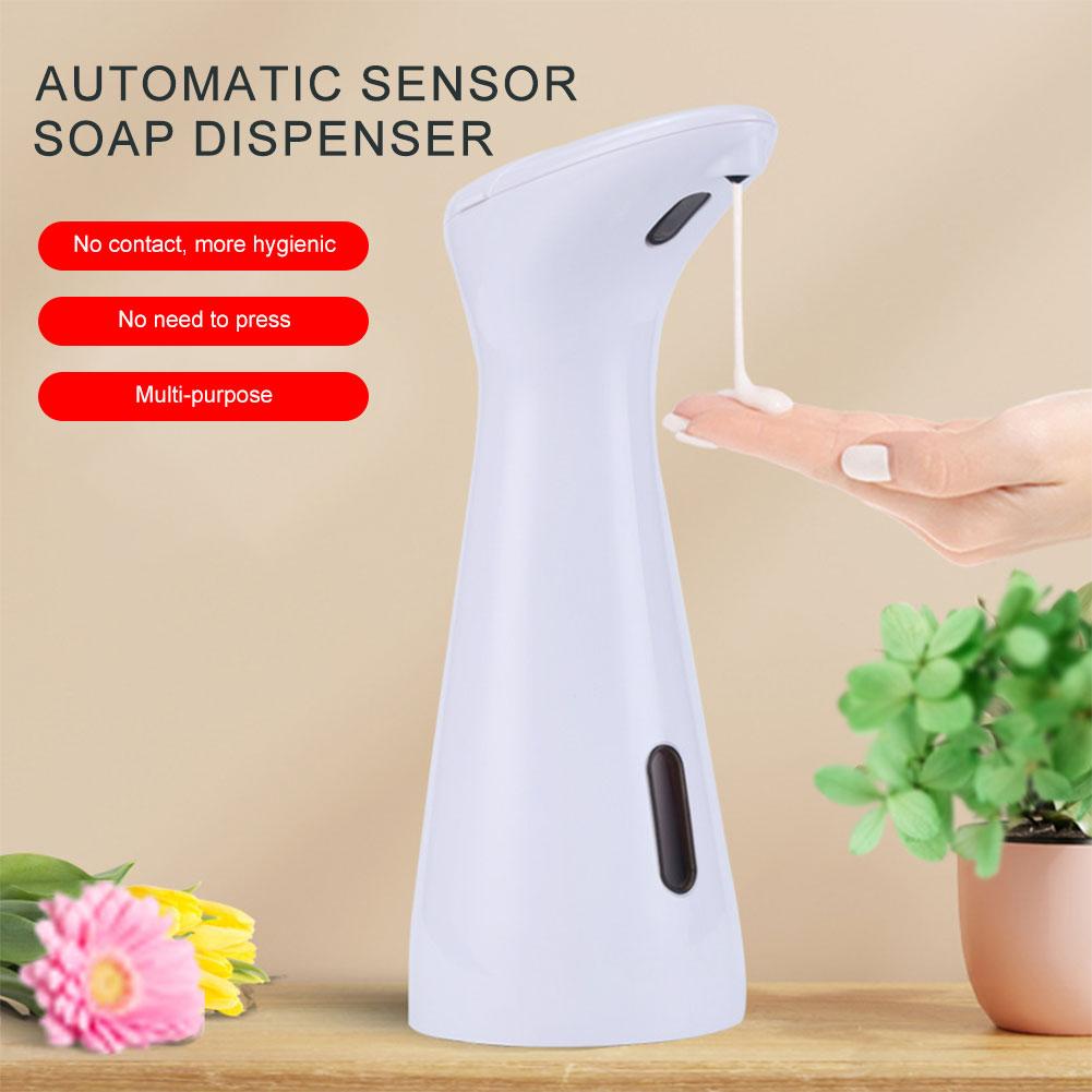 

Автоматический дозатор мыла 380 мл, 13,5 унций, бесконтактный дозатор пенного мыла, зарядка через USB, 4 скорости, электрический дозатор дезинфицирующего средства, набор