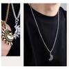 Necklace Pendant Sun Moon Stainless Steel Balance Opposite Amulet Talisman Power Strength Life Protect Health Jewelry Accessories