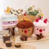 Rainbow Chocolate Strawberry Cake Plush Toy Stuffed Doll Decoration Gift 23cm