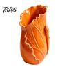Decorative Pencil Holder for Office Lotus Leaf Pen Holder, Modern Creative Cup Desk Organizer Supplies Makeup Brushes Sustainable Stationery Storage