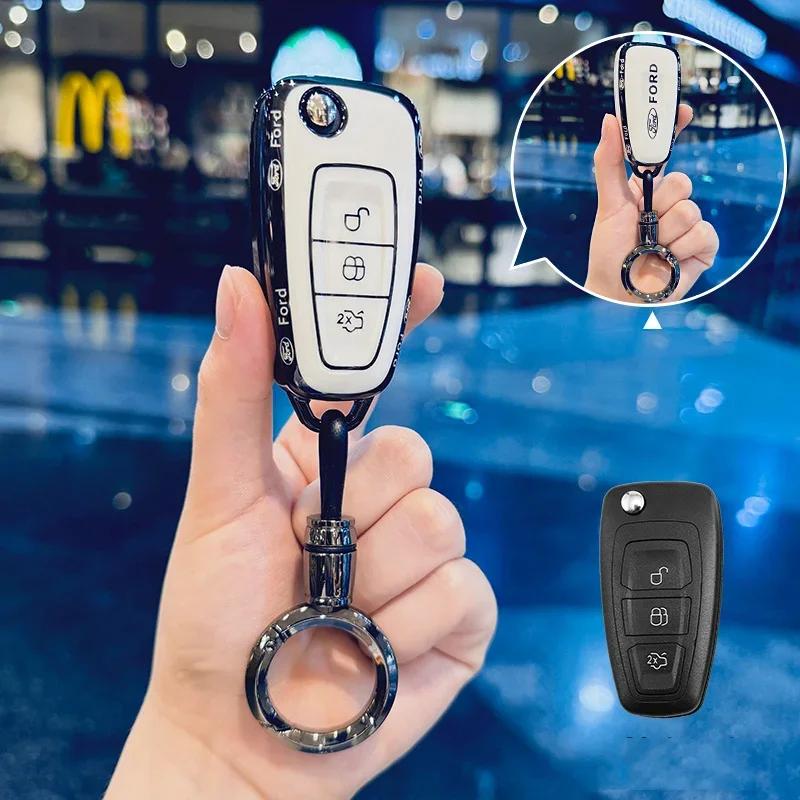 Nová 2026 Samolepka na auto Ford Nová 2025 Horká Nová TPU Kryt na klíčenku auta Obal Taška Pro Ford Ranger C-Max S-Max Focus Galaxy