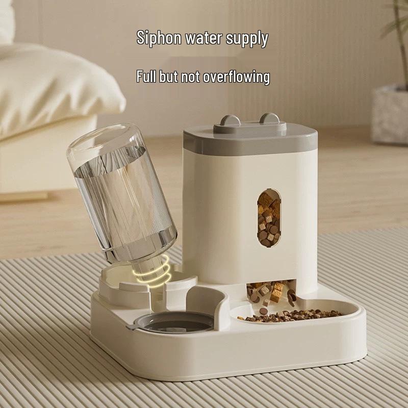 Automatic Pet Feeder & Water Dispenser Set with Food Storage for Cats & Dogs