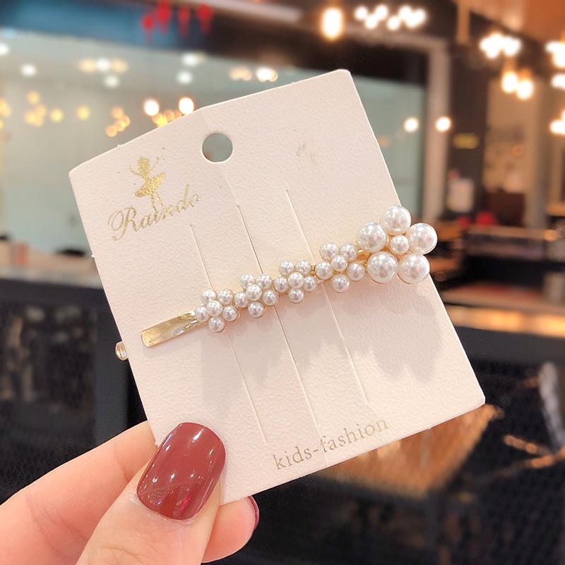 Retro Pearl Hair Clip - Cute and Cool Bangs Accessory