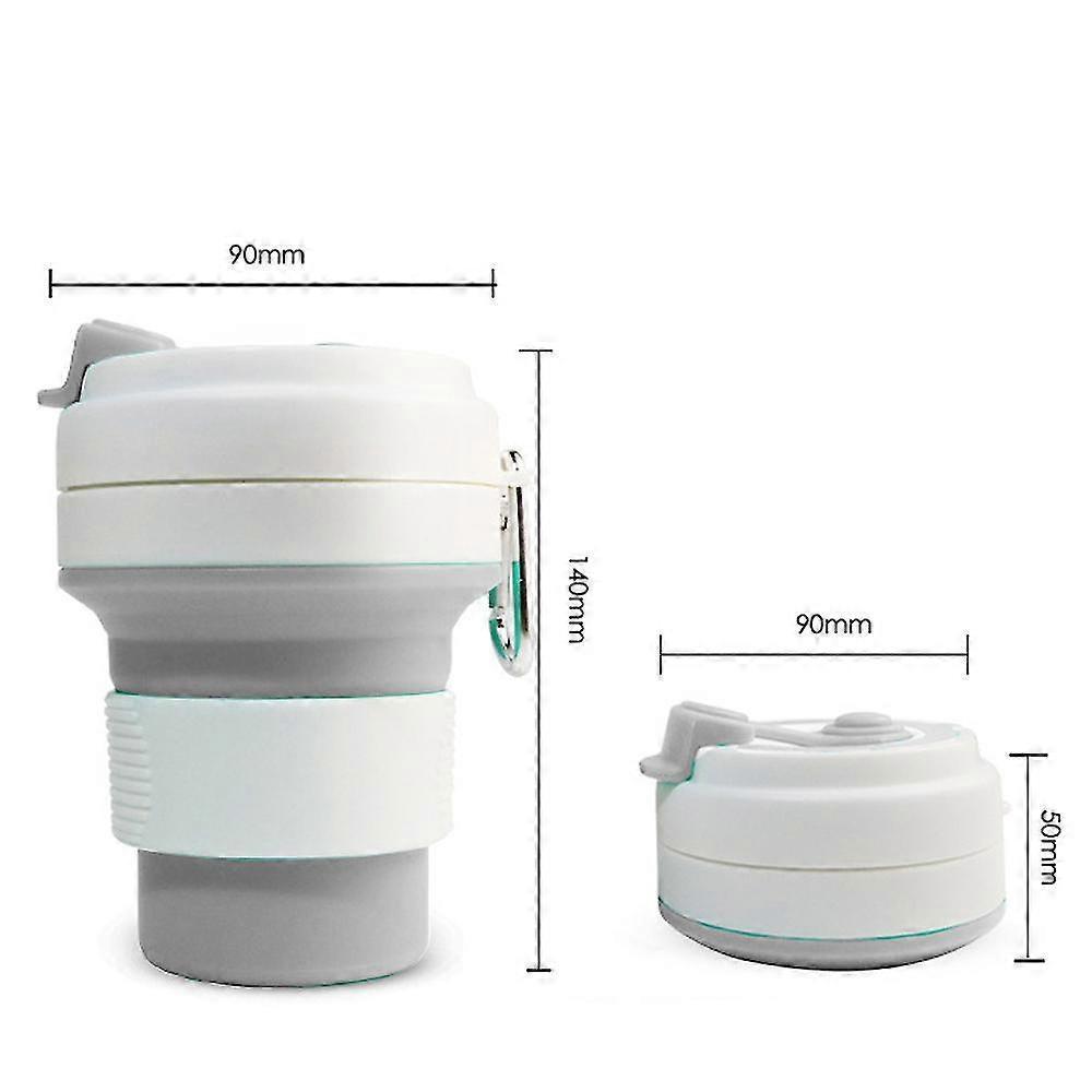 Collapsible Silicone Cup, Portable High Temperature Water Cup Outdoor Travel Collapsible Cup Portable Folding Office Drinking Cup