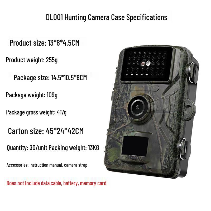 Waterproof IP66 Cross-Border Hunting Camera with Infrared Night Vision for Orchard and Farm Monitoring