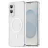 For Samsung Galaxy S25 Edge Phone Case, Magnetic Shockproof Transparent Cover for Samsung Galaxy S25 Edge