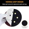 Ouya 2PCS 6 Inch 6-Hole Backing Pads 5/16"-24 Threads Polishing Buffing Plate for Dual Action Polisher
