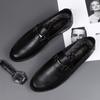 Scarpe Casual da Uomo Marca Suola Morbida Slip-on Casual Mocassini Formale Stile Britannico Nero Business Formale Scarpe da Guida