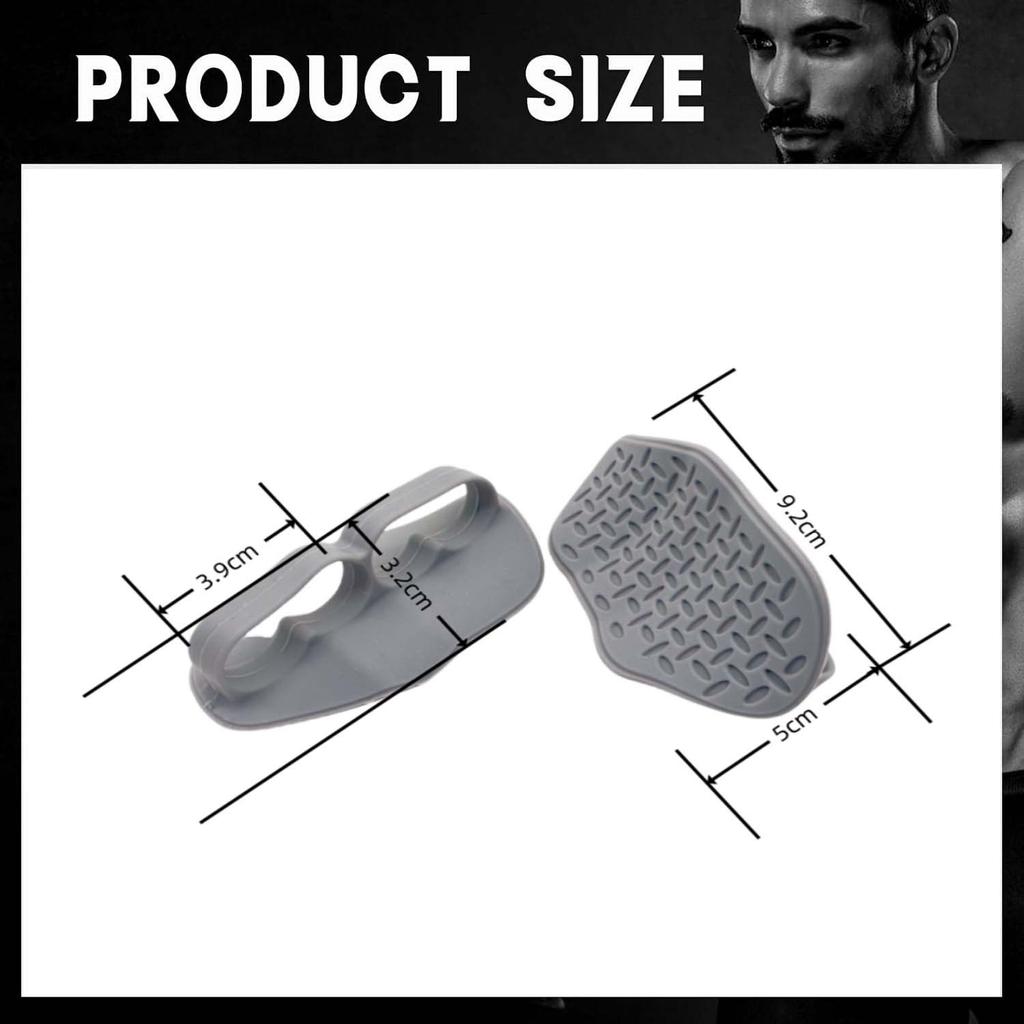 Grip Strengthener,Silicone Palm Protector,Finger Exerciser, Weightlifting Non-slip Mat,Weightlifting Grip Pad,Fitness Accessor