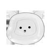 Baizi En Cartoon Bear Bone Dish and Snack Plate Set