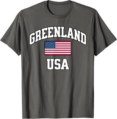 Funny Greenland USA Joining United States Greenland Unisex T-Shirt
