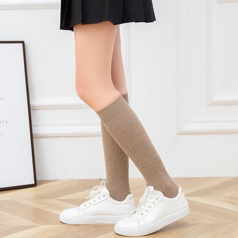 Chang Baosen Women s Fashion Soft Mid-Calf Wool Socks