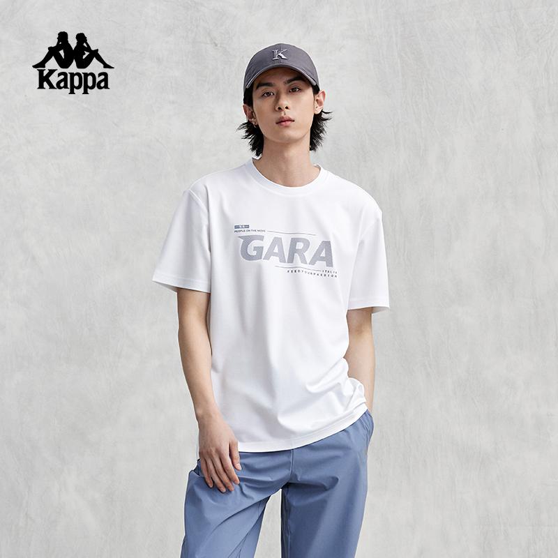 Kappa Back To Back Short Sleeve Men's New Summer Sports T-shirt Sunscreen Half Sleeve Top
