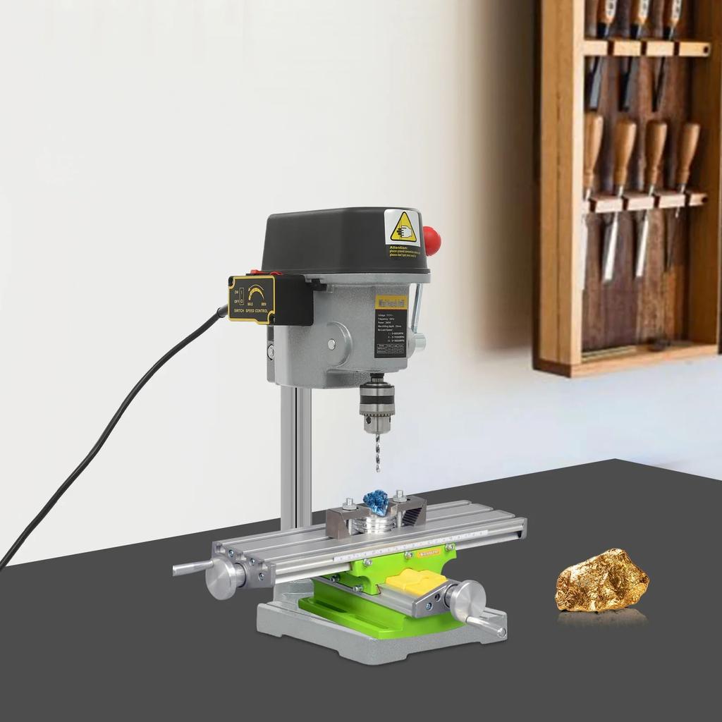 Portable Jewelry Drill Press Adjustable Speed (0-16,000 RPM),Bench Top Drill Press Variable Speed,for Metal Wooden Jewelry DIY