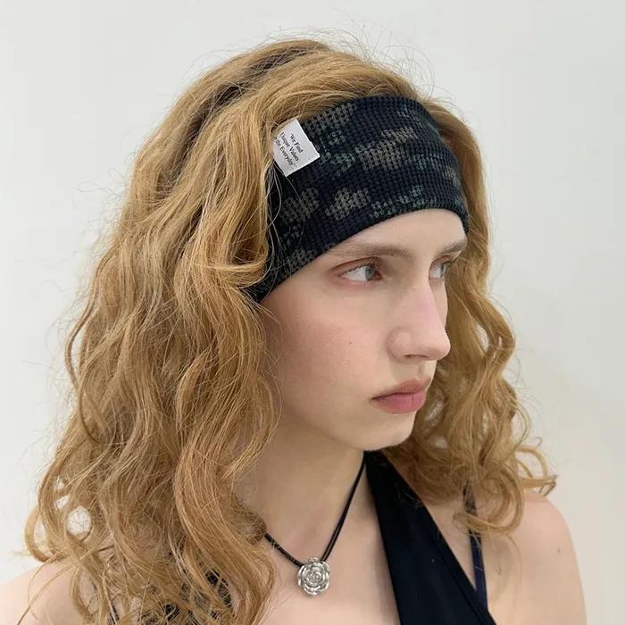 LUNA FLOWER HAIR BAND, (BLACK) Hairband