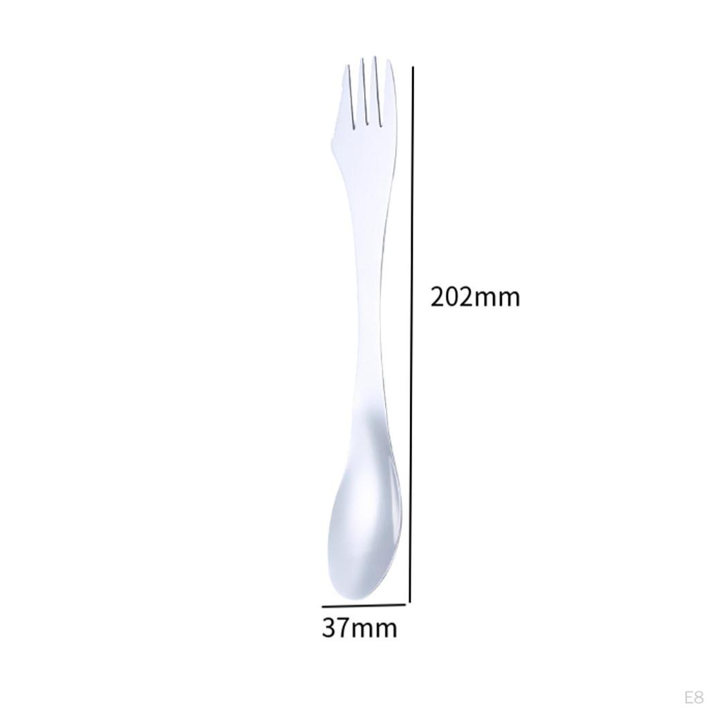3-in-1 Spork Gabel Löffel Messer Campingbesteck für Rucksacktouren Picknick Küche