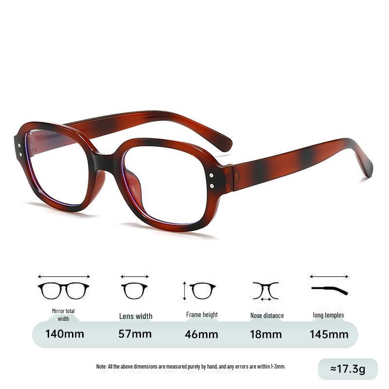 Trendy Unisex Korean-Style Myopia Glasses with High-End Anti-Blue Light Frames