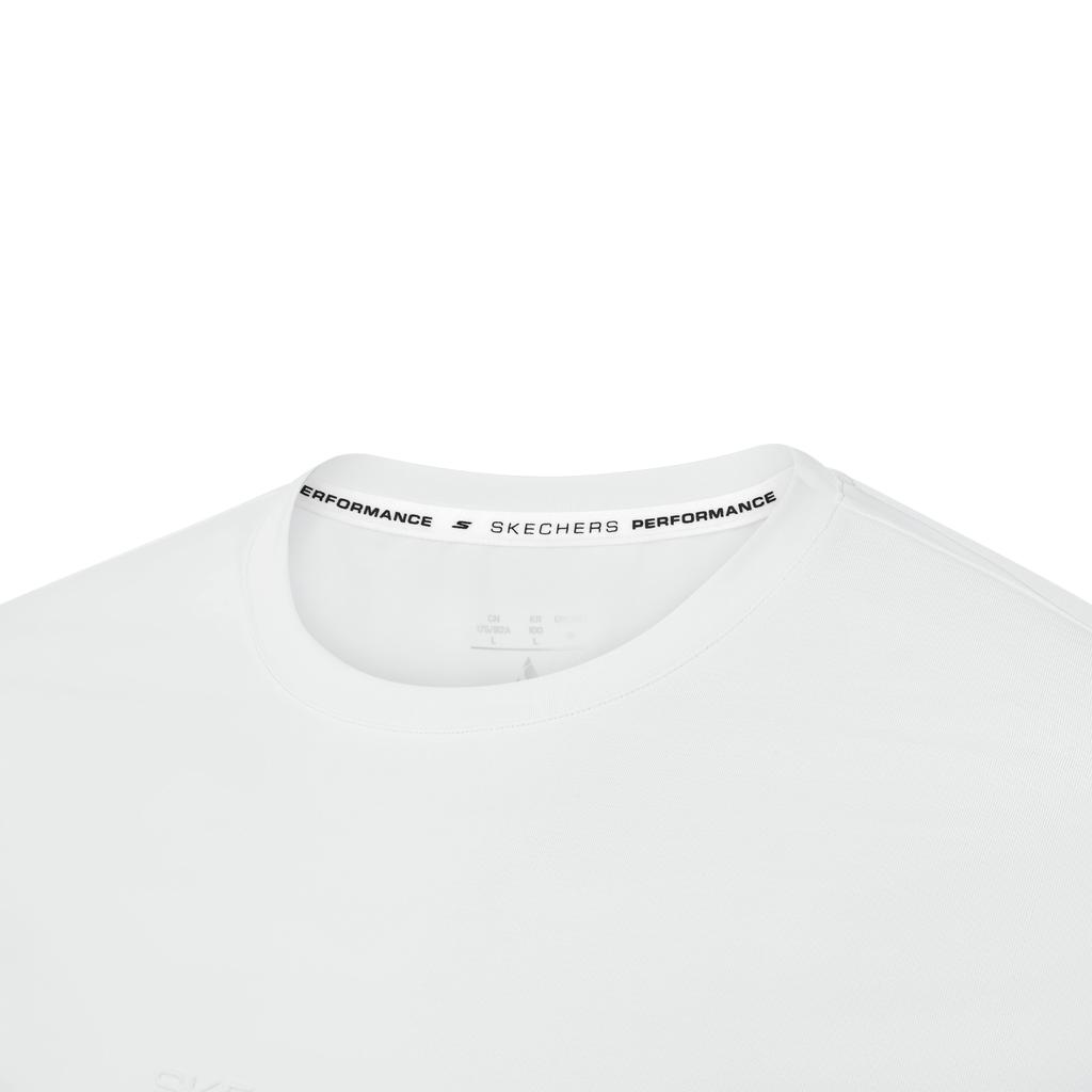 Skechers Breathable Crew Neck Solid T-Shirt Men Tops P326M037-0019