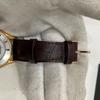 Used D9263 CITIZEN Citizen E031-S103738 Eco Drive Watch Quartz Watch Solar Battery Leather Brown Dark Brown