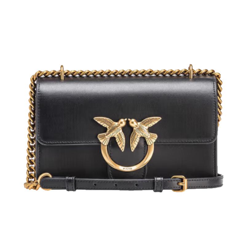 Женская кожаная сумка через плечо PINKO Love Chain Small (L 21CM)