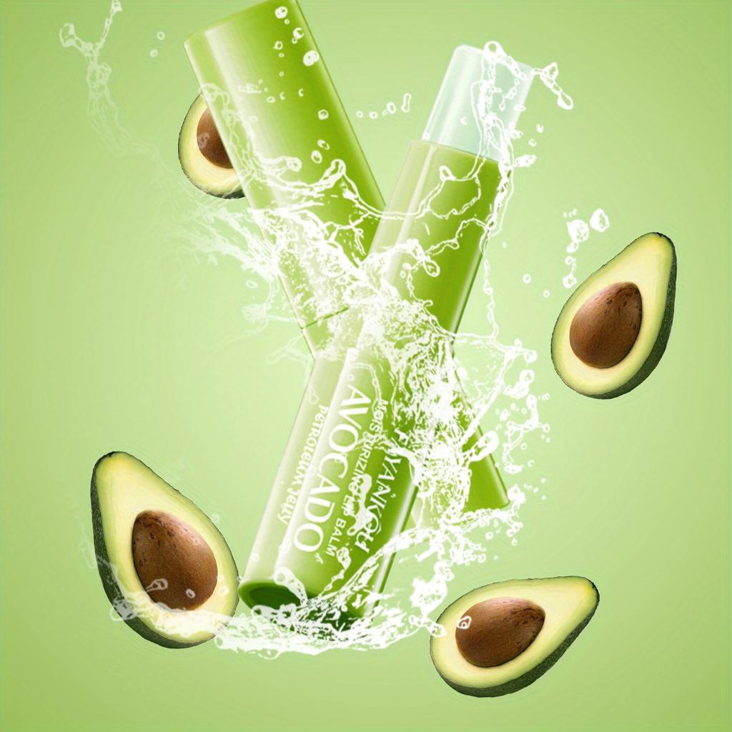 Avocado Vaseline Lip Balm Is Deeply Moisturizing and Mild Suitable for All Skin Types During Autumn and Winter Easy To Carry