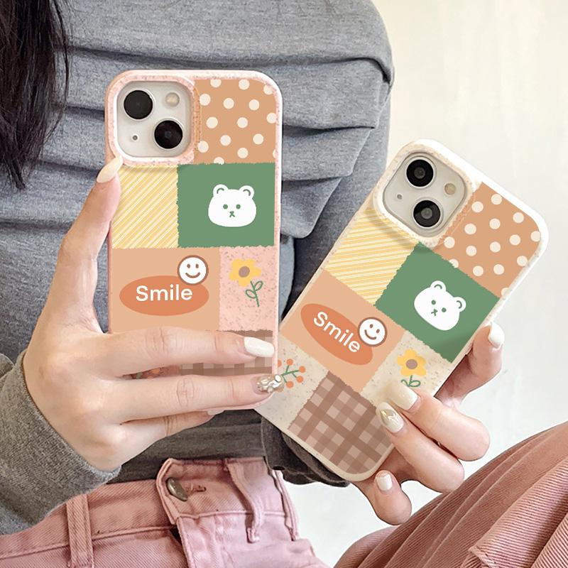 Mobile Phone Cases for iPhone 11 13 XR 15 Pro Max 12 14 Pro Max Case iPhone 16 7 Plus 8 Plus XS Max Degradable and Environmentally Friendly Anti-fall