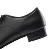 Herren Jungen Atmungsaktive Gesellschaftstanzschuhe Latein Jazz Tango Walzer Schwarze Lederschuhe