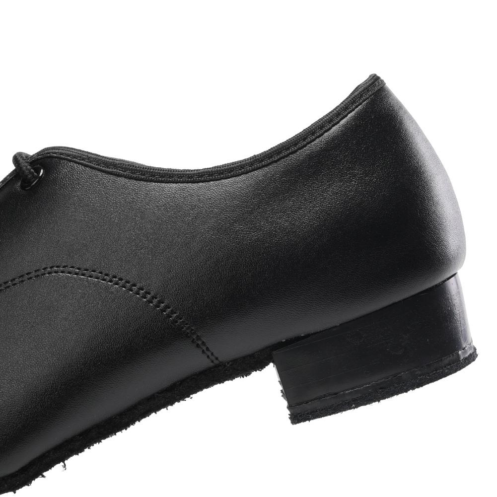Herren Jungen Atmungsaktive Gesellschaftstanzschuhe Latein Jazz Tango Walzer Schwarze Lederschuhe
