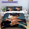 3pcs Cha Eun Woo Bedding Set Duvet Cover Closure Includes 1 Duvet Cover & 2 Pillowcases, Soft and Comfortable for All Seasons.