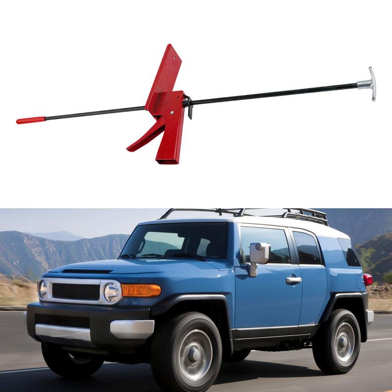 Car Brake Tool Brake Pedal Depressor Diagnostic Tasks Emissions Testing 28 Inches Rubber Non-Slip Foot Steering Wheel Clip