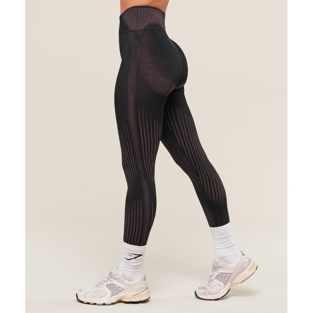 

Gymshark Бесшовные леггинсы Diffuse Black Calm Pink B2c9f Bc94 XS