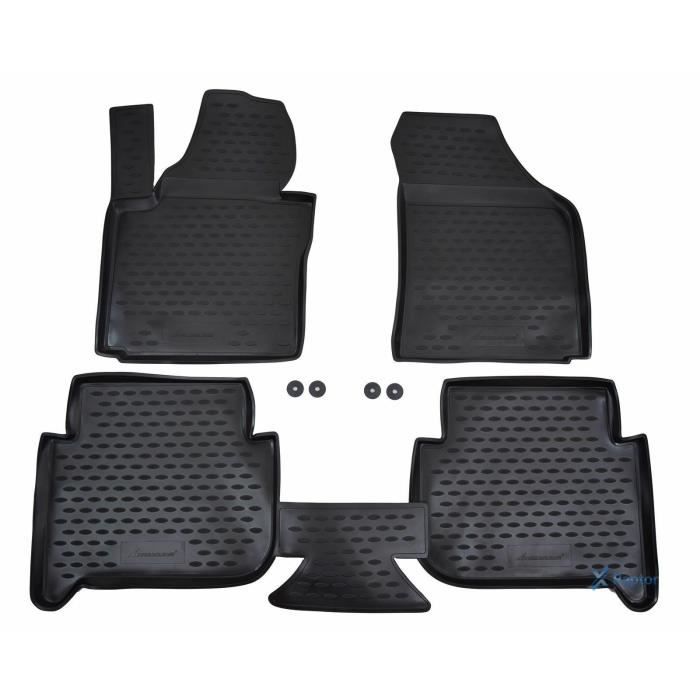 J&J AUTOMOTIVE | Exclusive 3D Rubber Floor Mats For Volkswagen Touran 1 2003-2015