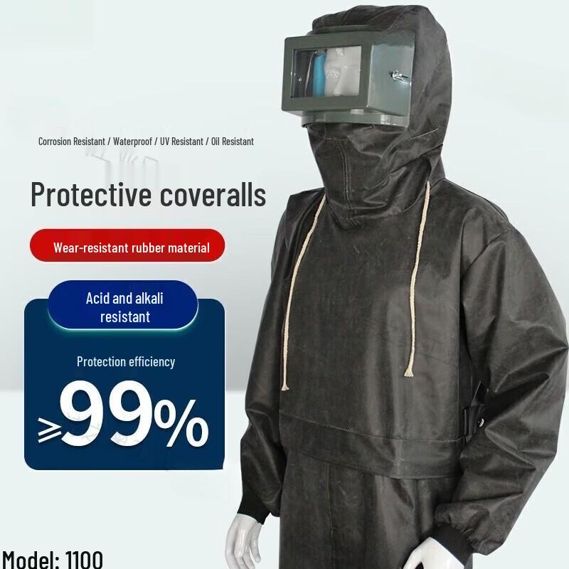 Zhuang Ziran Acid/Alkali Resistant Sandblasting Protective Suit