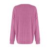 Women's Fashion Long Sleeve Ribbed Elegant Commuting And Casual Top
