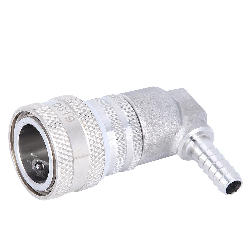 Homebrew Beer Stainless Steel Ball Lock Beer Keg Coupler Gas Quick Connector Dispenser
