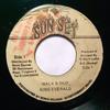 7inch Record KING EVERALD  Walk  Skip NONE Sun Set 1984 Jamaica Reggae Ska  Dub Used
