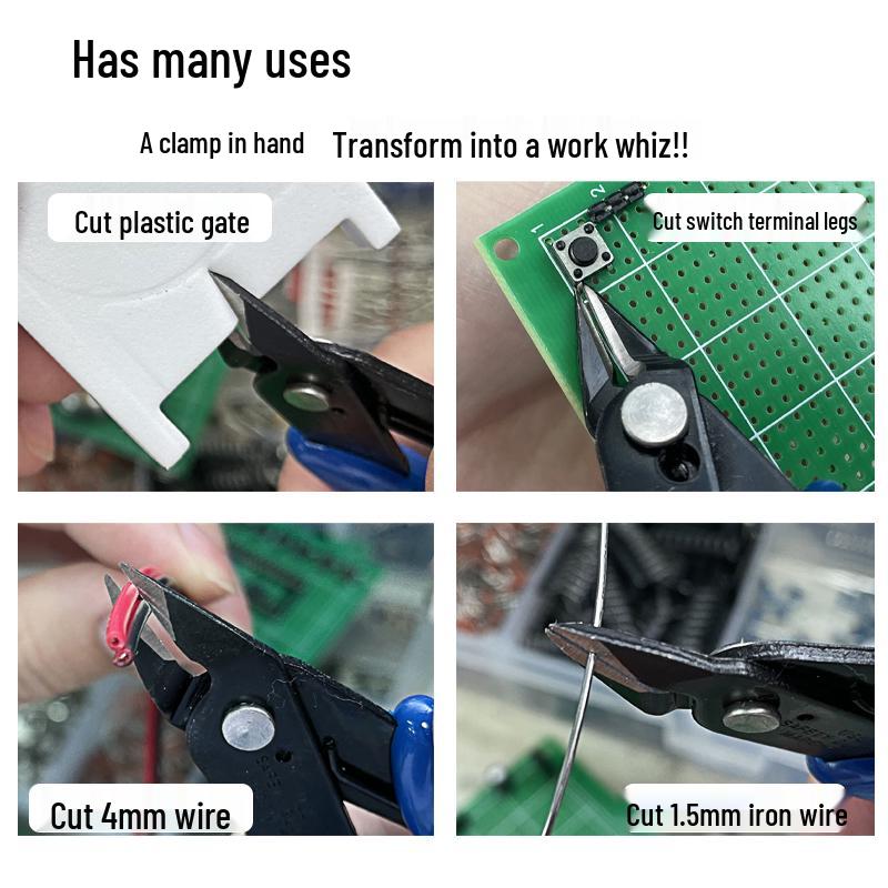 Mini Szczypce Diagonalne z Długim Nosem: Elektryk Elektronika Model Obcinaczki do wyprasek 170 Gundam Szczypce przemysłowe.