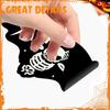 Fluorescent Bat Decor Halloween Bat Shaped Hanging Ornament Glowing Bat Pendant Bat-Shaped For Halloween Party Outdoor Yard