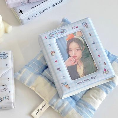 Kawaii Cartoon Star Idol Kpop Po Card Holder Book Cute Po Album Protective Display Pocard Protective School Stationery